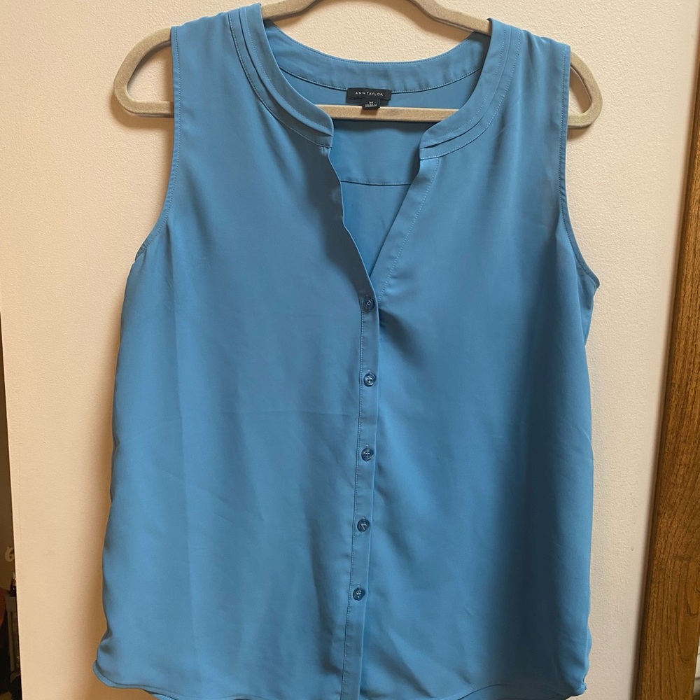 Apt. 9 Sky Blue Sleeveless Blouse